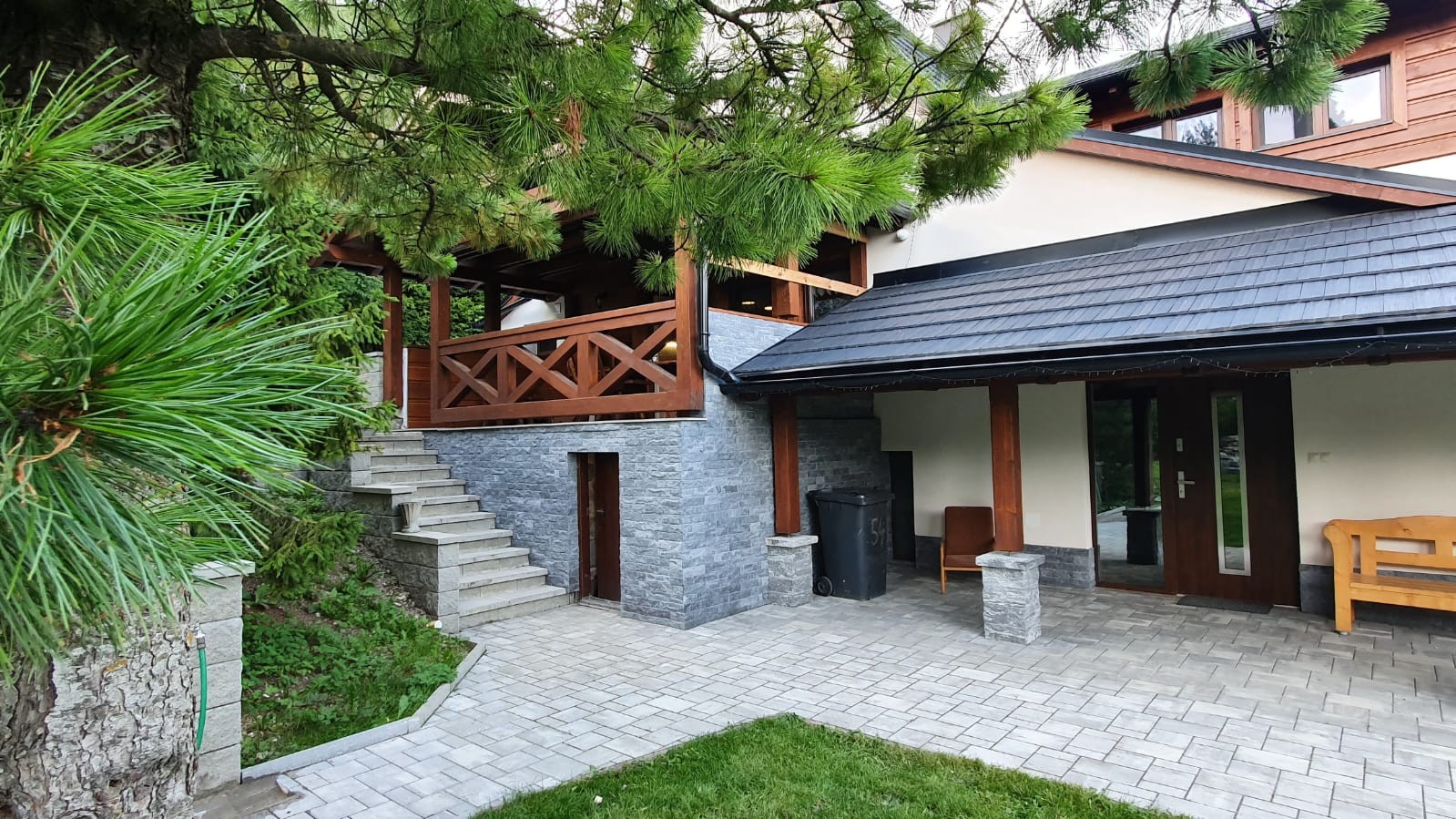 Covered Entrance